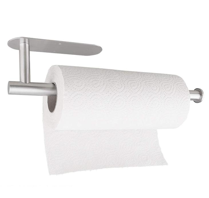 Elegant hushållspappershållare i rostfritt stål